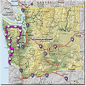 Pacific Coast Highway Washington Map